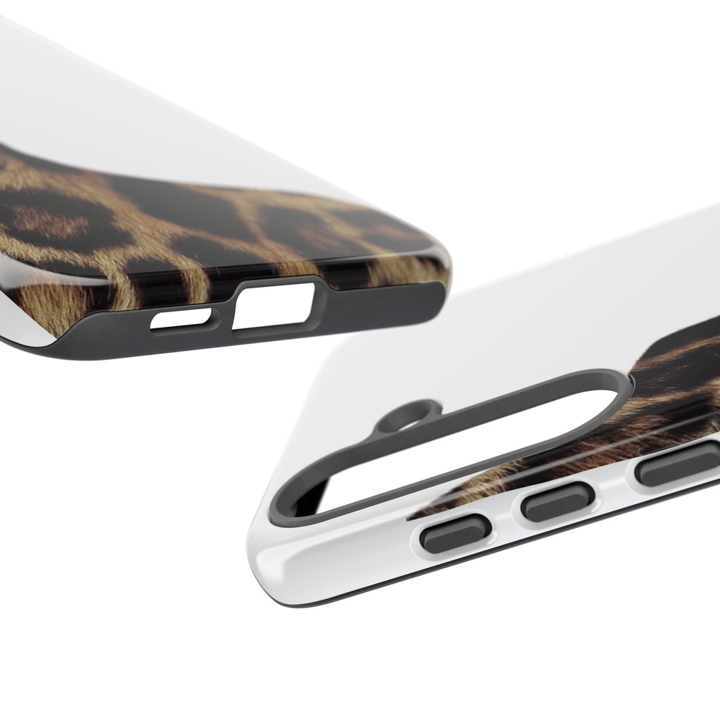 Half Cheetah Print Phone Case
