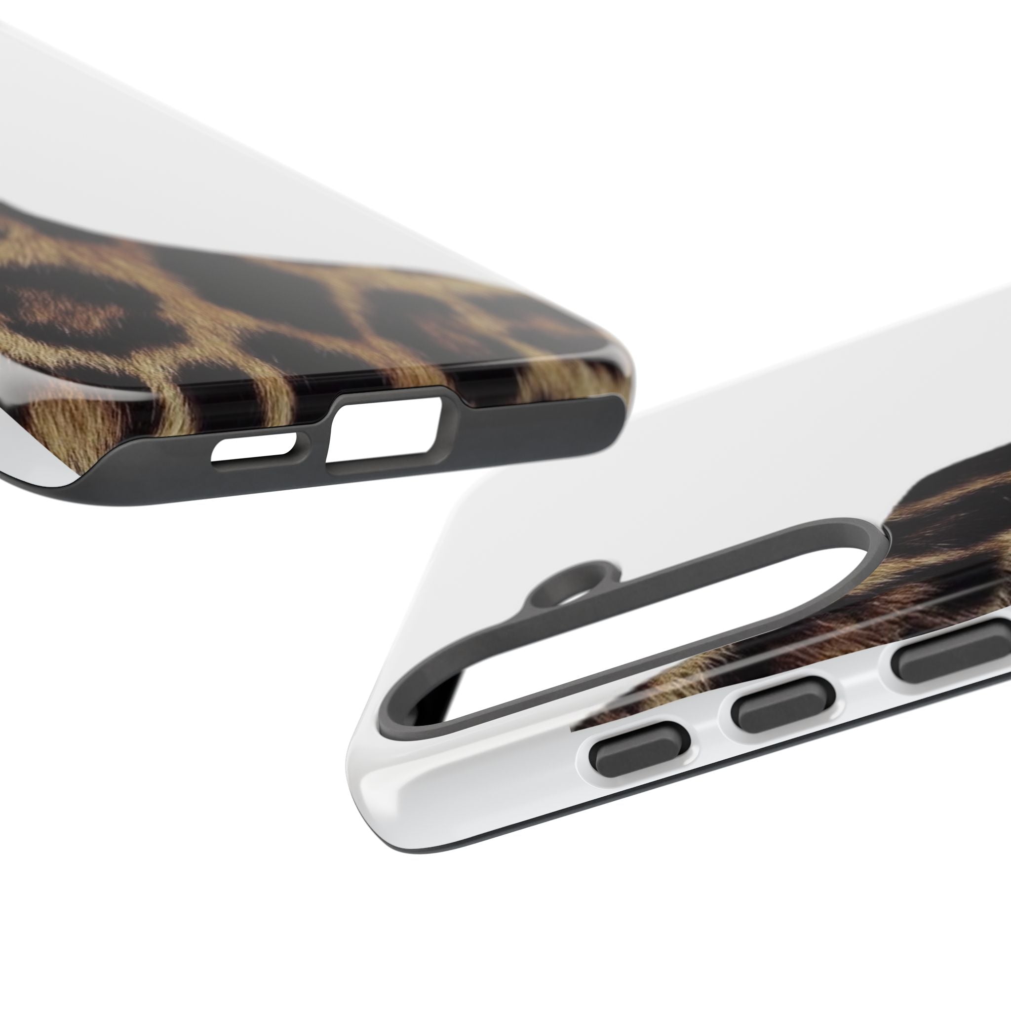 Half Cheetah Print Phone Case