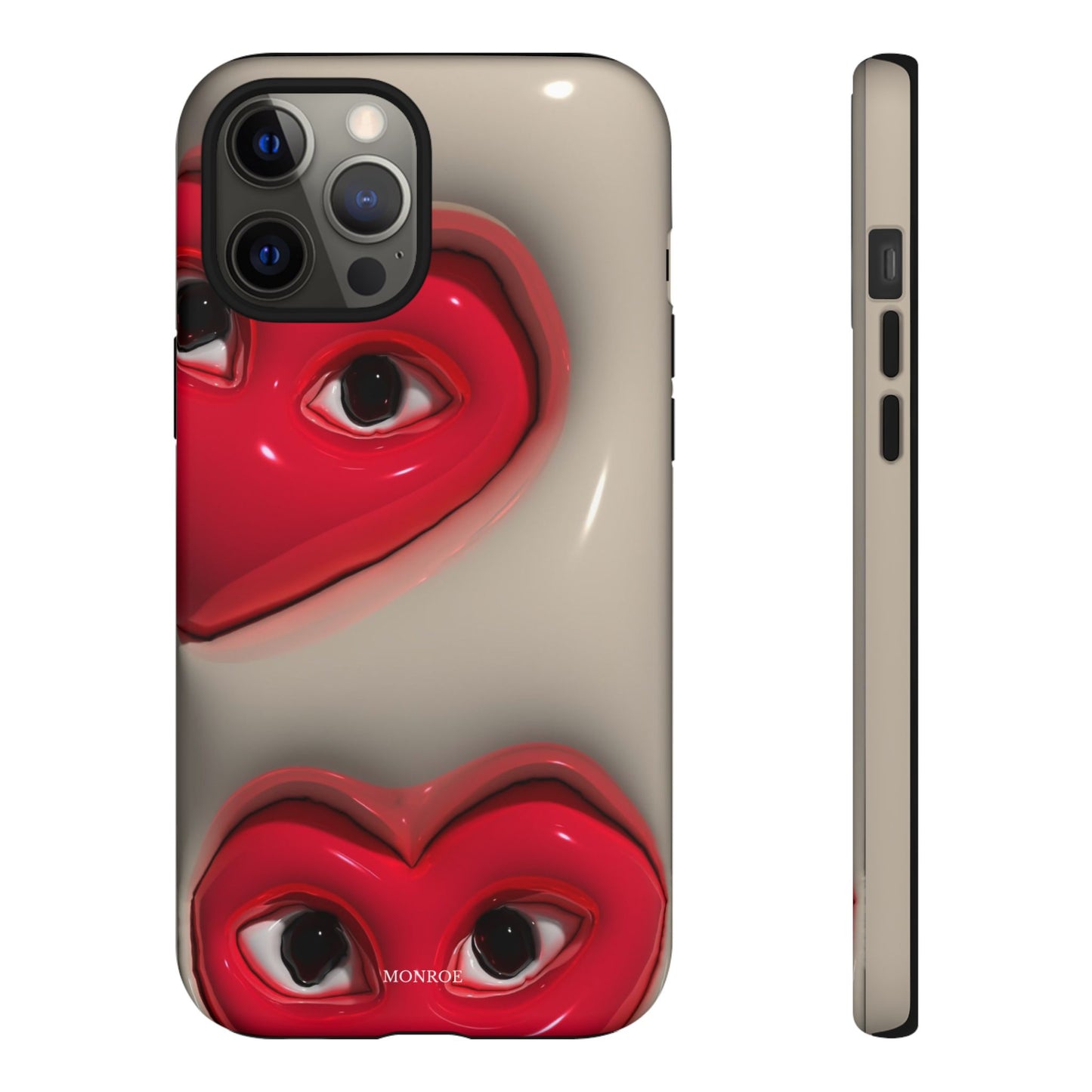 Red Heart Eyes Tough Case