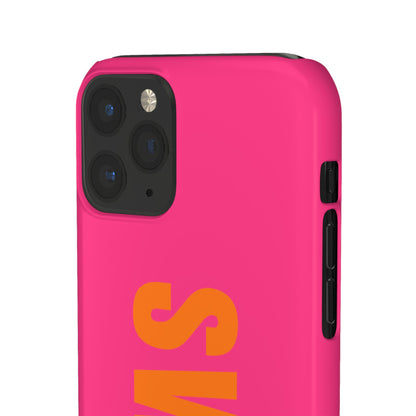 Bold Pink "SWAG" Case