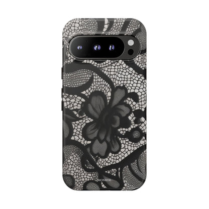 Black Floral Vintage Case