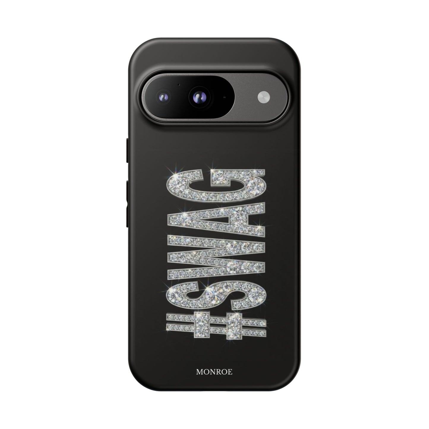 “#SWAG” Black Bling Tough Case