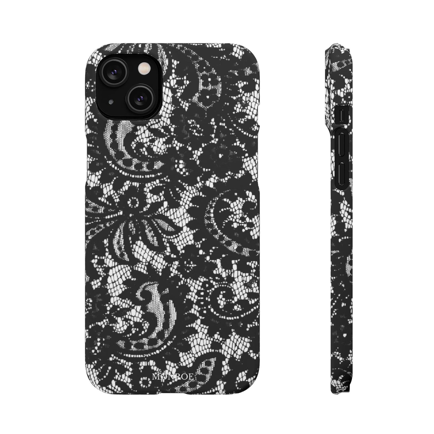 Black Lace Elegant Pattern Case