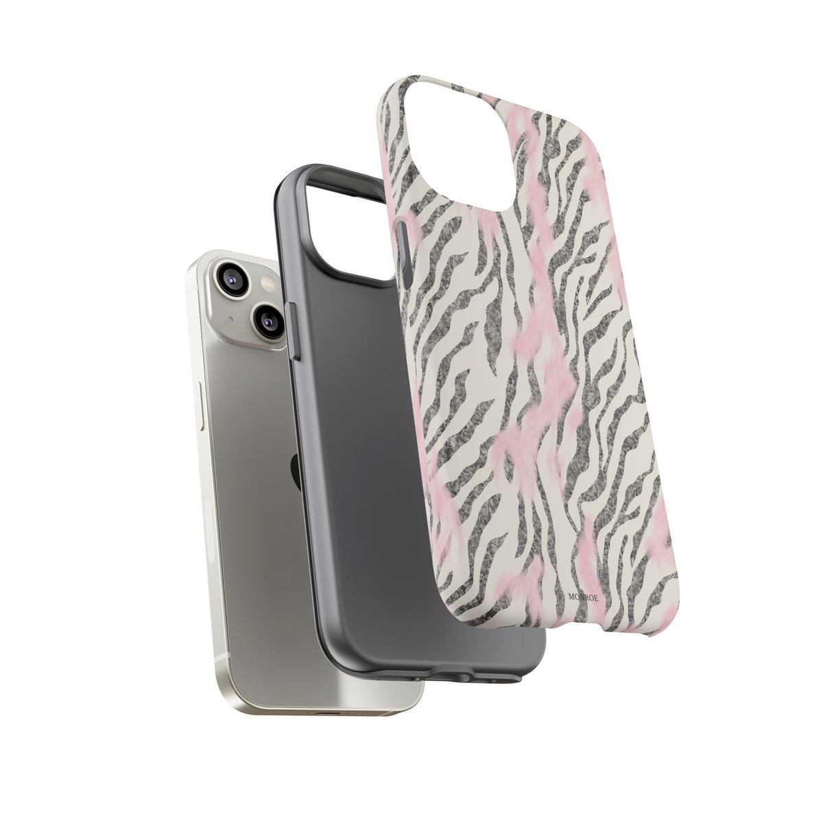 Light Pink Zebra Tough Case