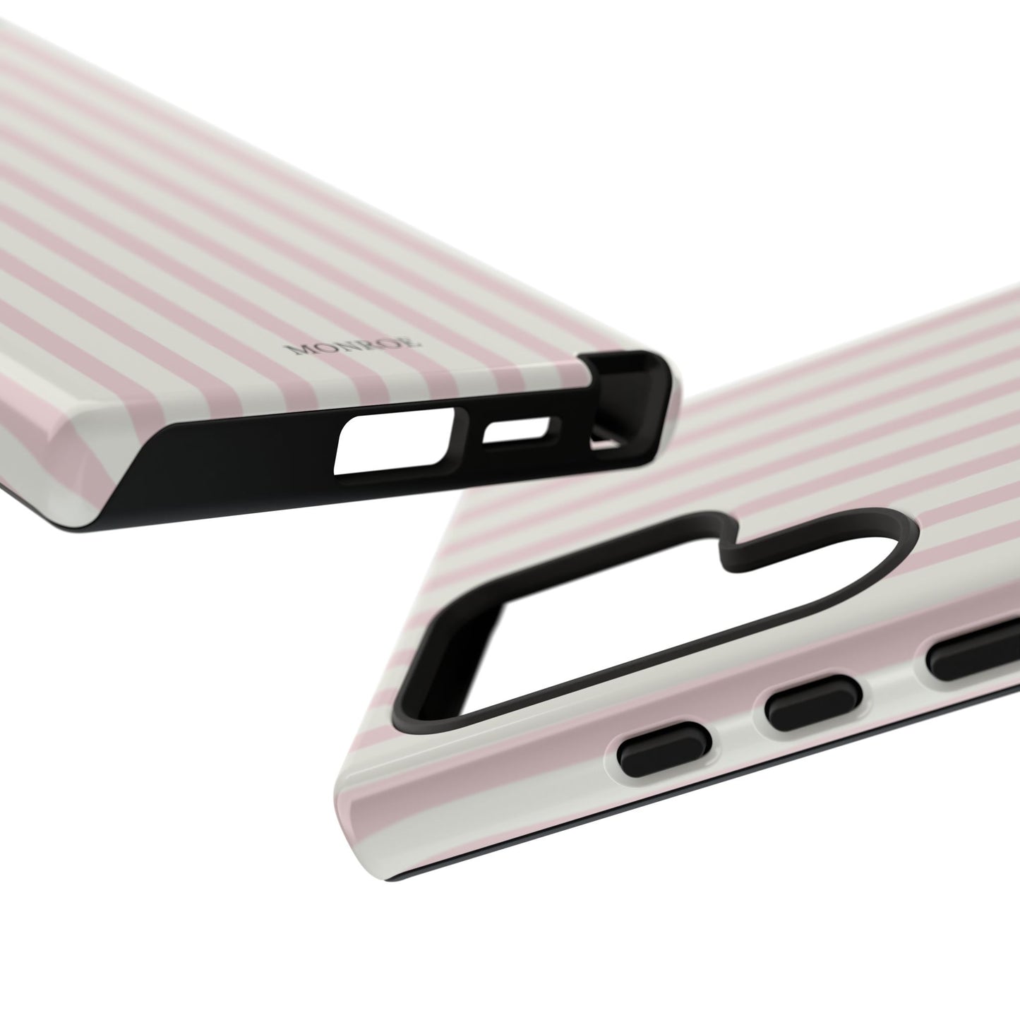 Light Pink Stripe Tough Phone Case