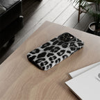 B&W Leopard Phone Case