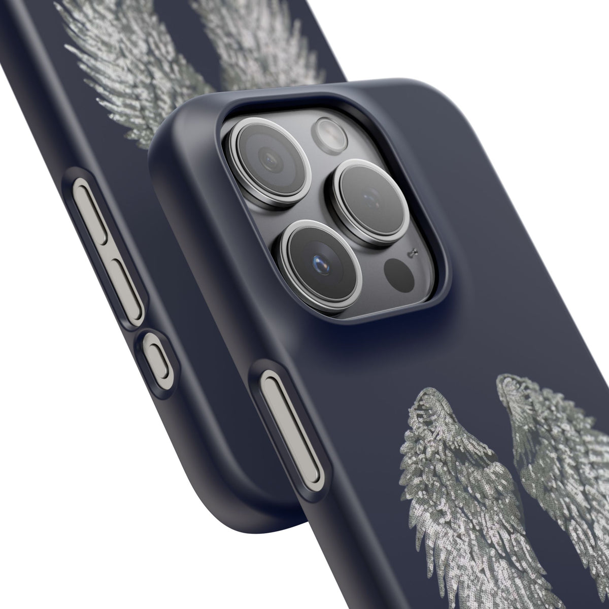 Navy Angel Wings Case