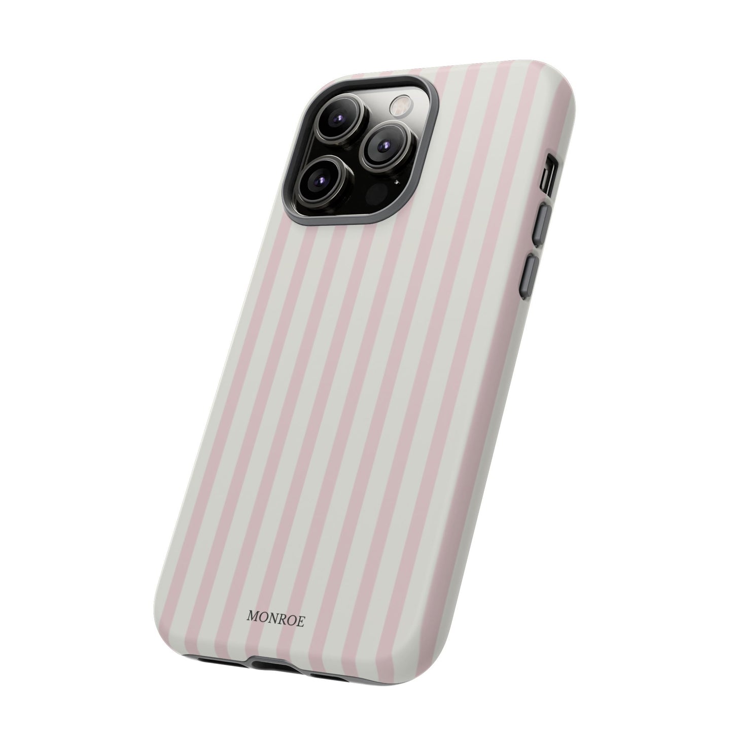 Light Pink Stripe Tough Phone Case
