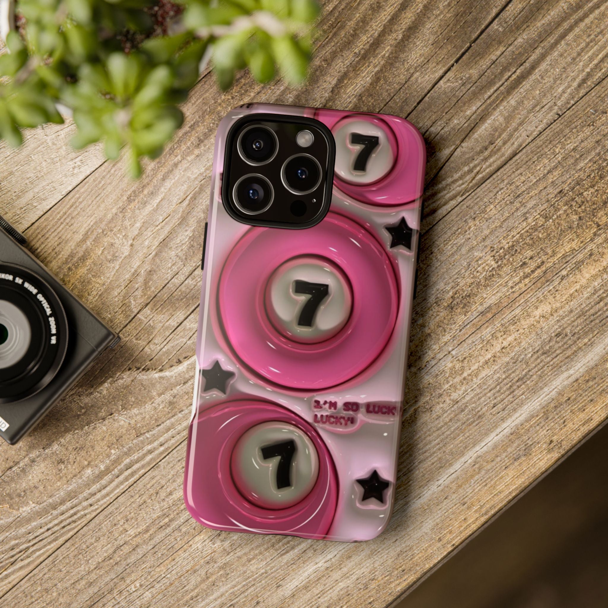 Pink 8 Ball Phone Case