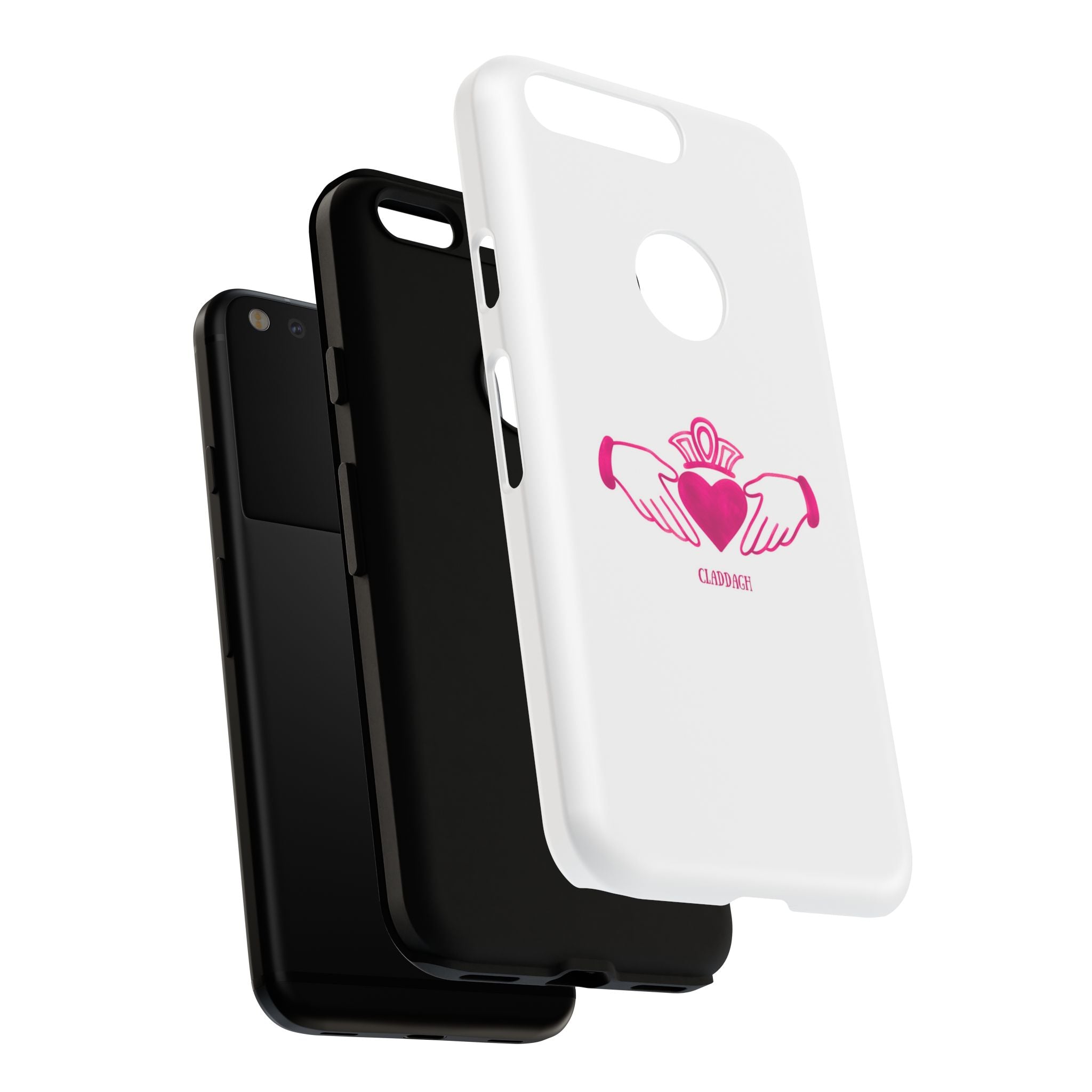 Pink Irish Claddagh Symbol Tough Phone Case