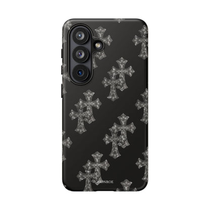 Black Crystal Cross Tough Case