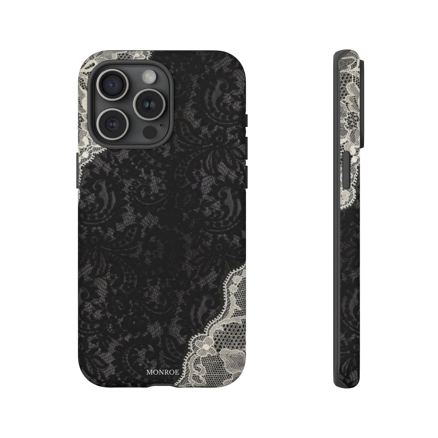 Black & White Edged Tough Case