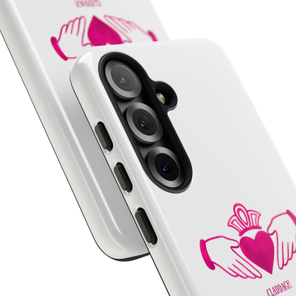 Pink Irish Claddagh Symbol Tough Phone Case