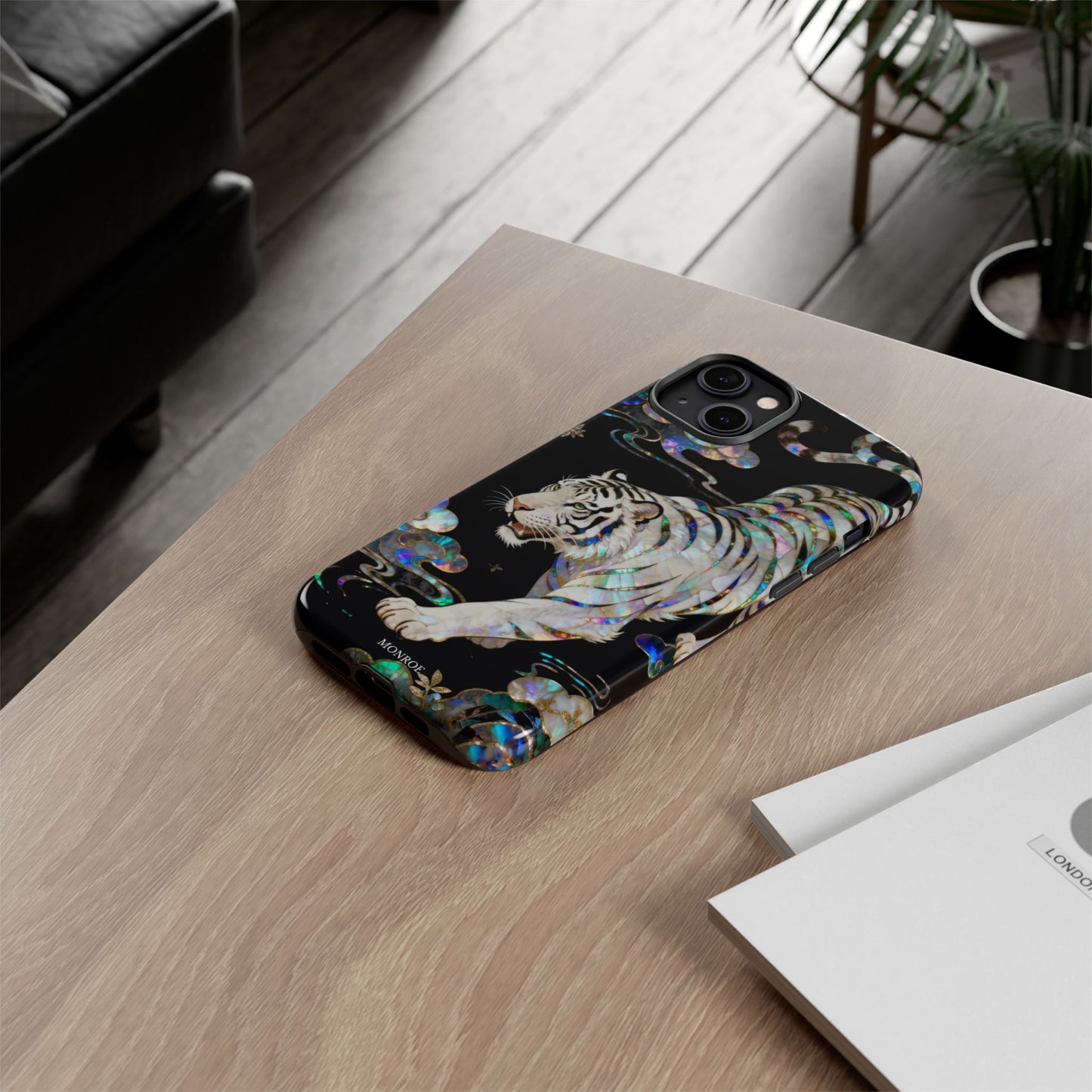 Iridescent White Tiger Tough Case