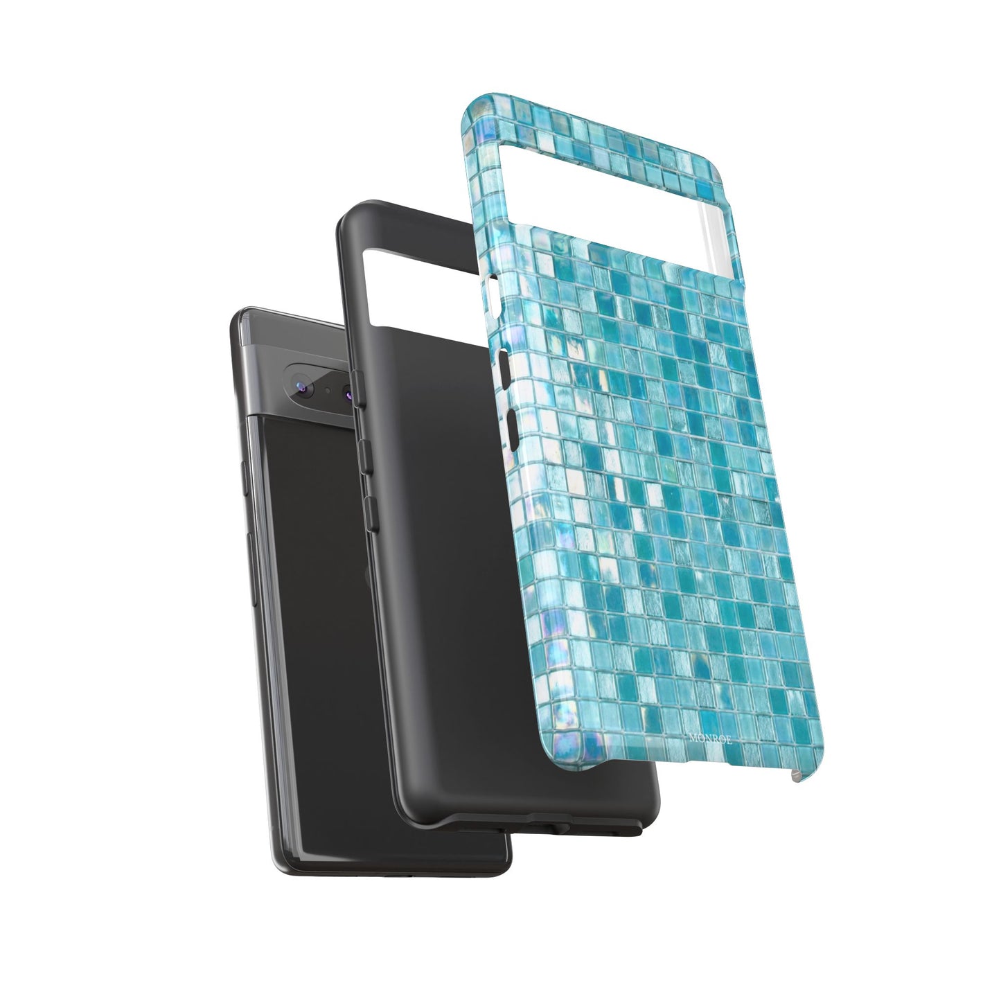 Hot Blue Mosaic Tile Tough Case