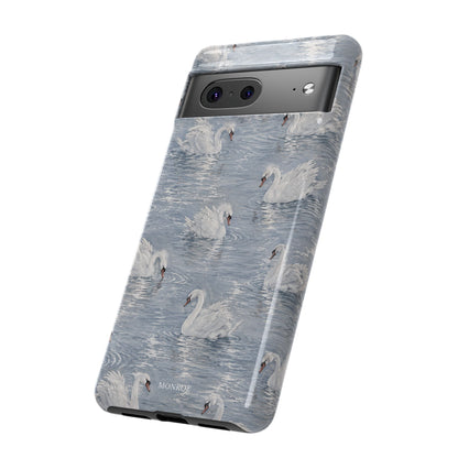 Swan Pattern Tough Case