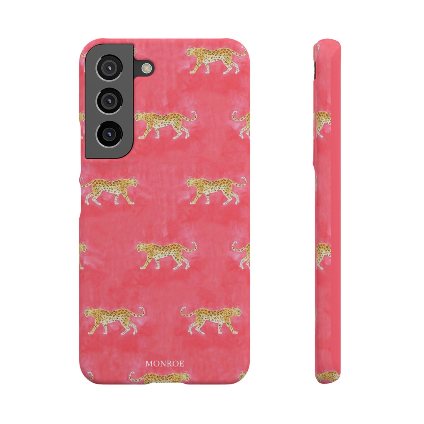 Pink Watercolor Leopard Case