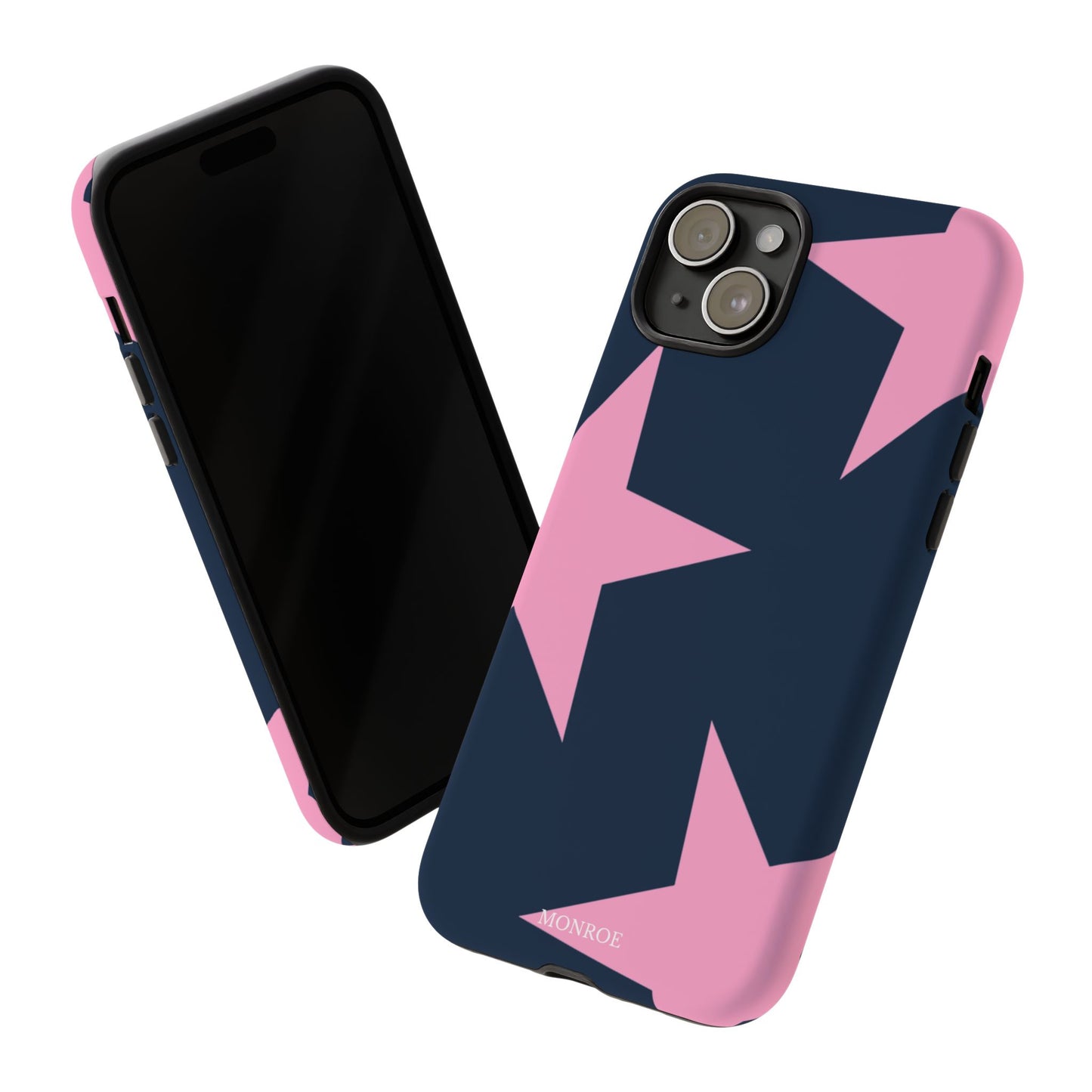 Navy & Pink Star Tough Cover