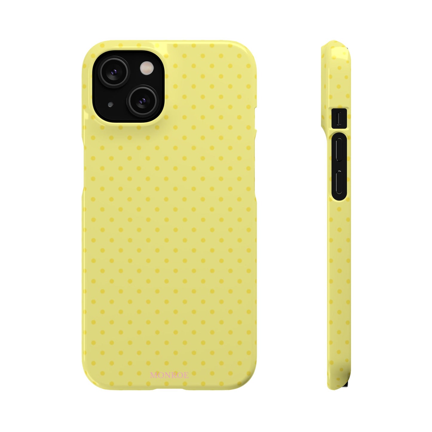 Yellow Polka Dot Snap Phone Case