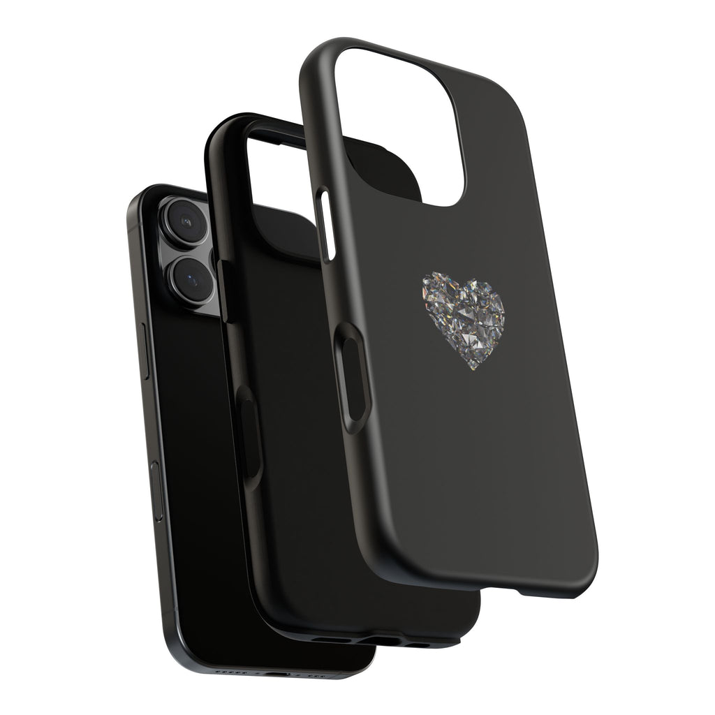 Crystal Heart Phone Case