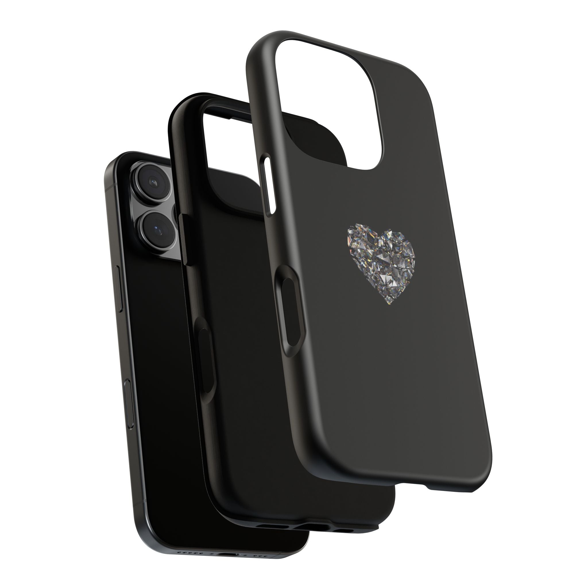 Crystal Heart Phone Case