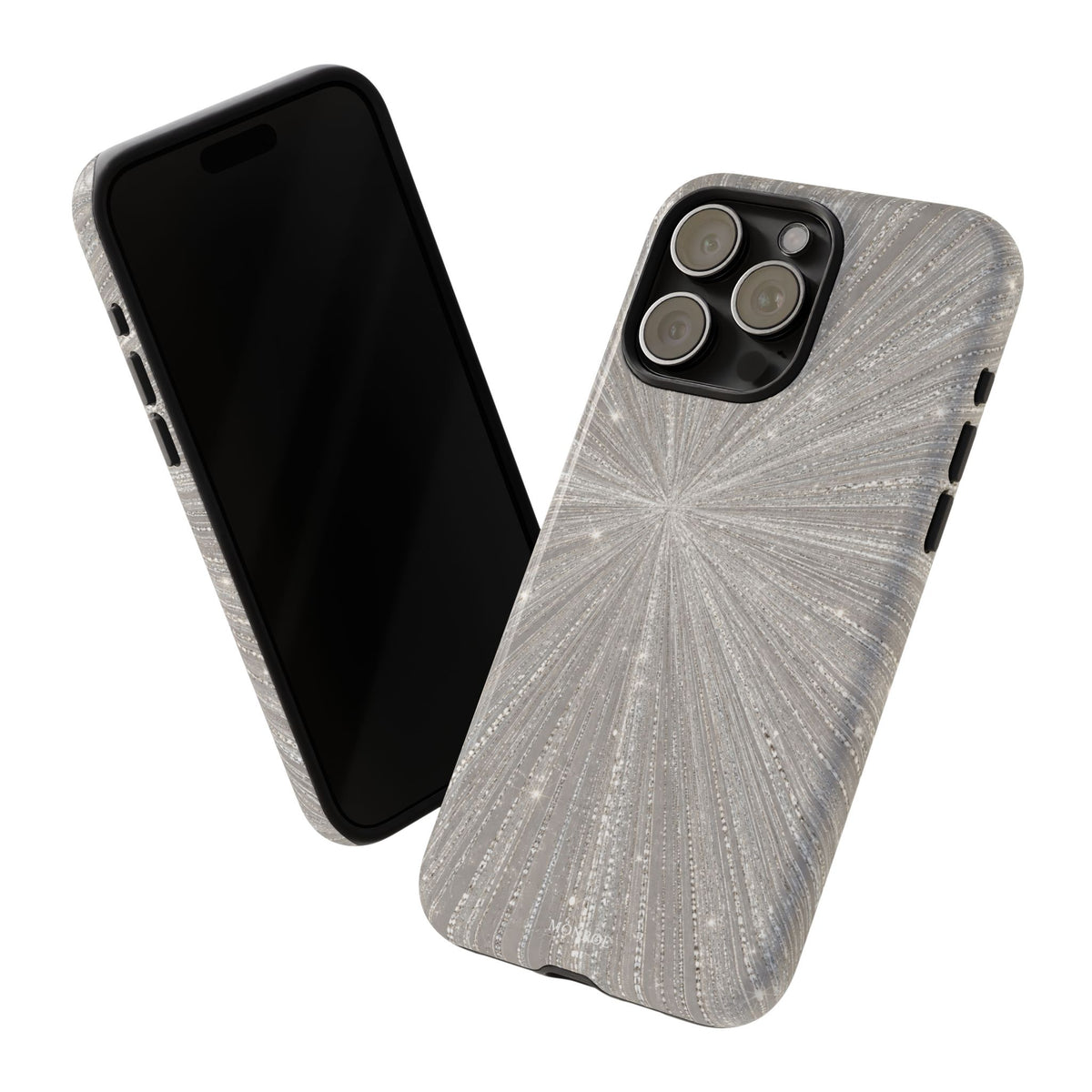 Sparkling Silver Burst Tough Case