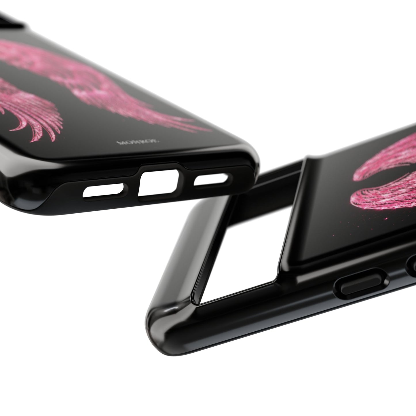 Pink Glitter Angel Tough Case