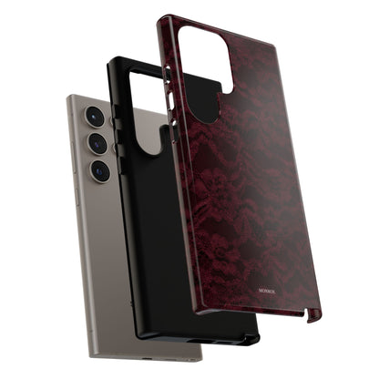 Burgundy Lace Tough Case