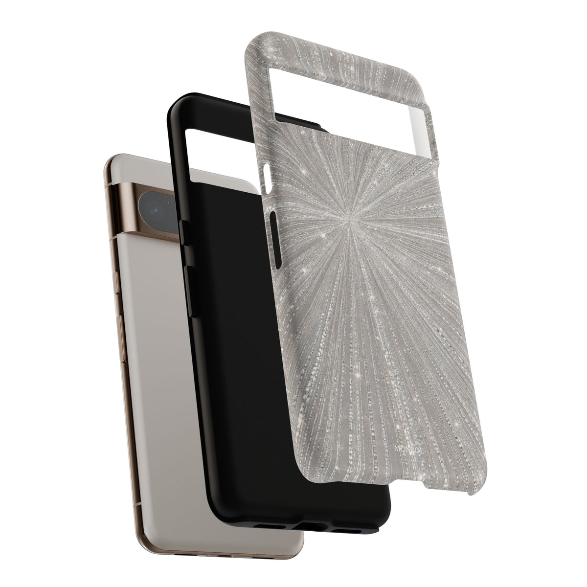 Sparkling Silver Burst Tough Case