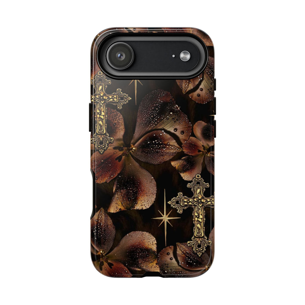 Floral Cross Pattern Tough Case