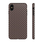 Brown Polka Phone Case
