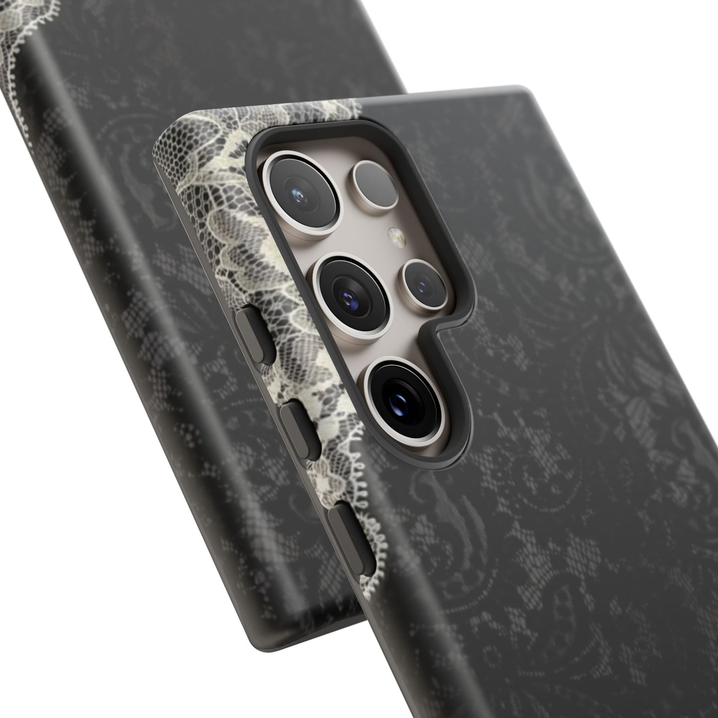 Black & White Edged Tough Case
