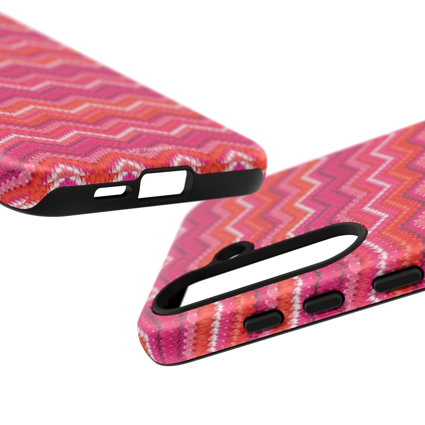 Pink Zigzag Tough Case