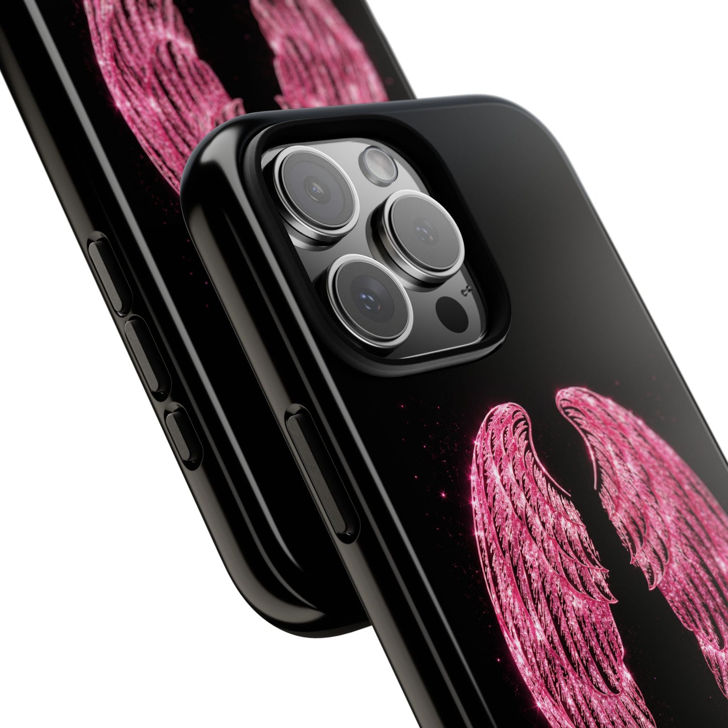 Pink Glitter Angel Tough Case