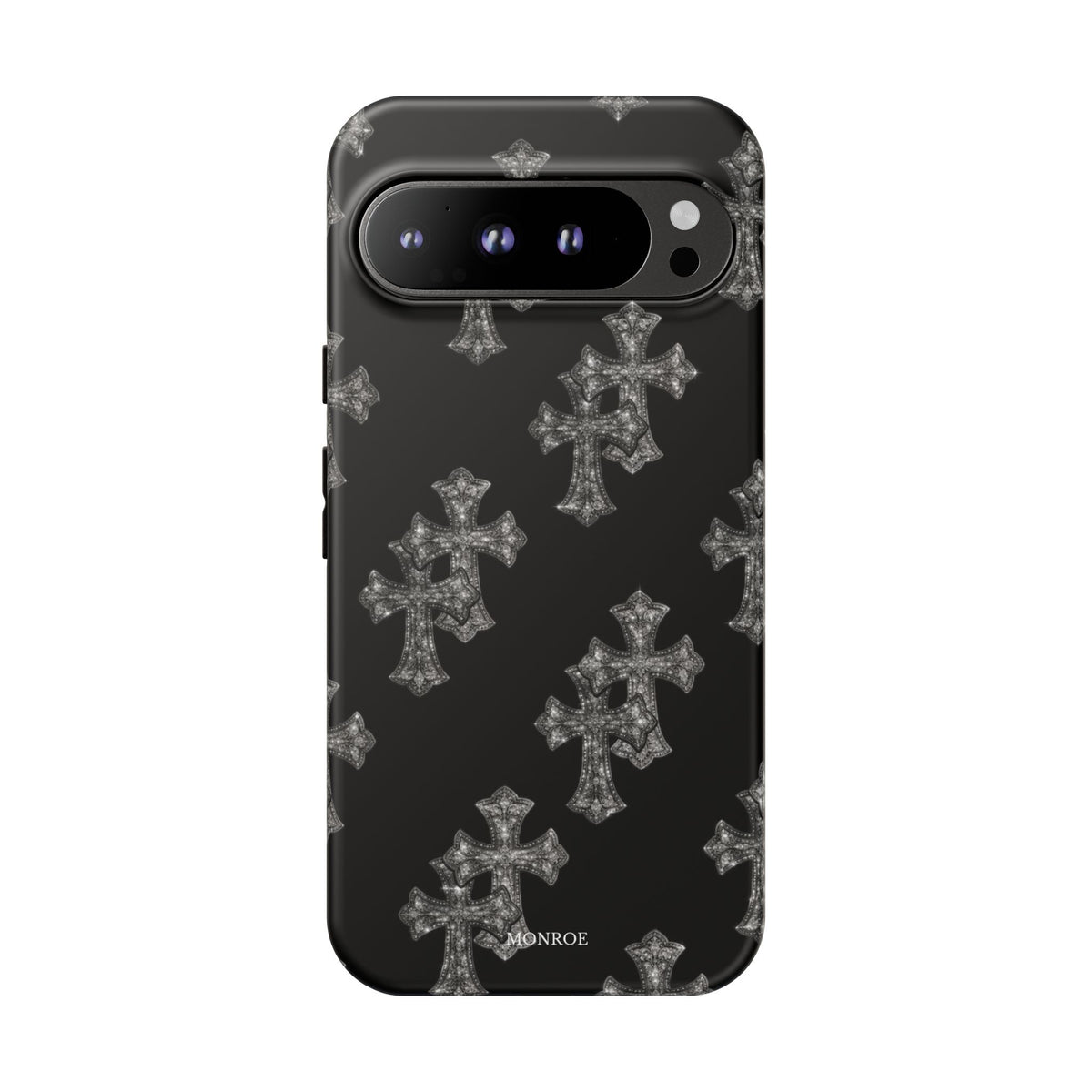 Black Crystal Cross Tough Case