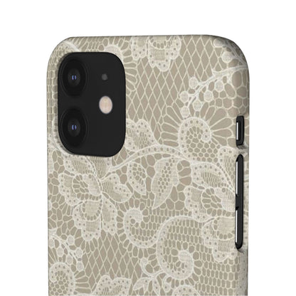 Vintage Beige Lace Case