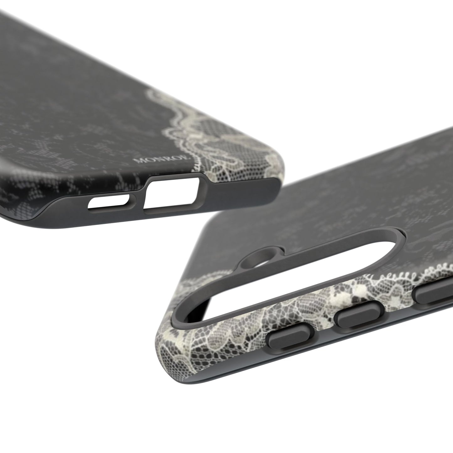 Black & White Edged Tough Case