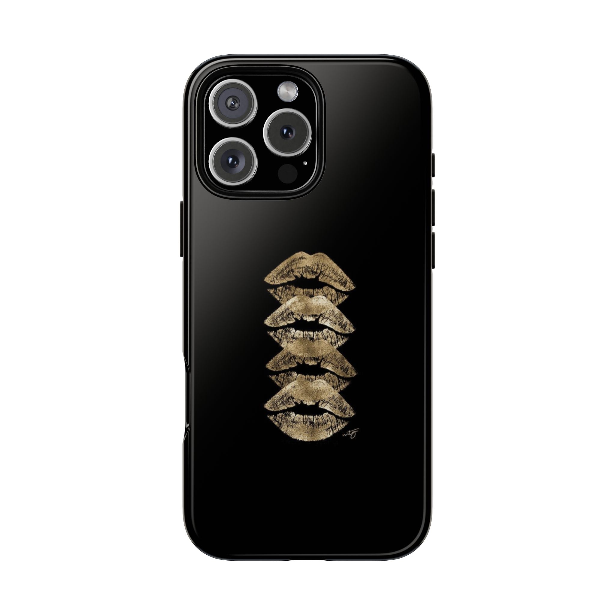 Golden Lipstick Phone Case