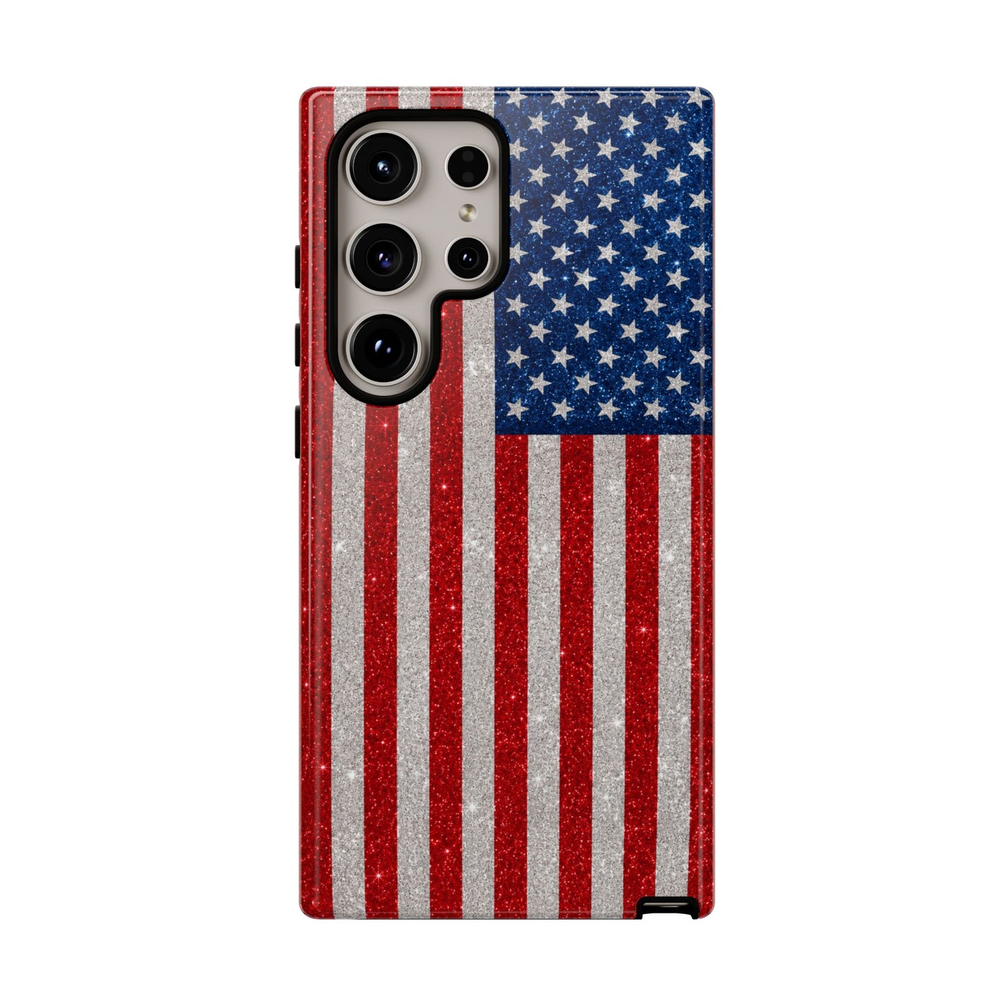 America Glitter Tough Case