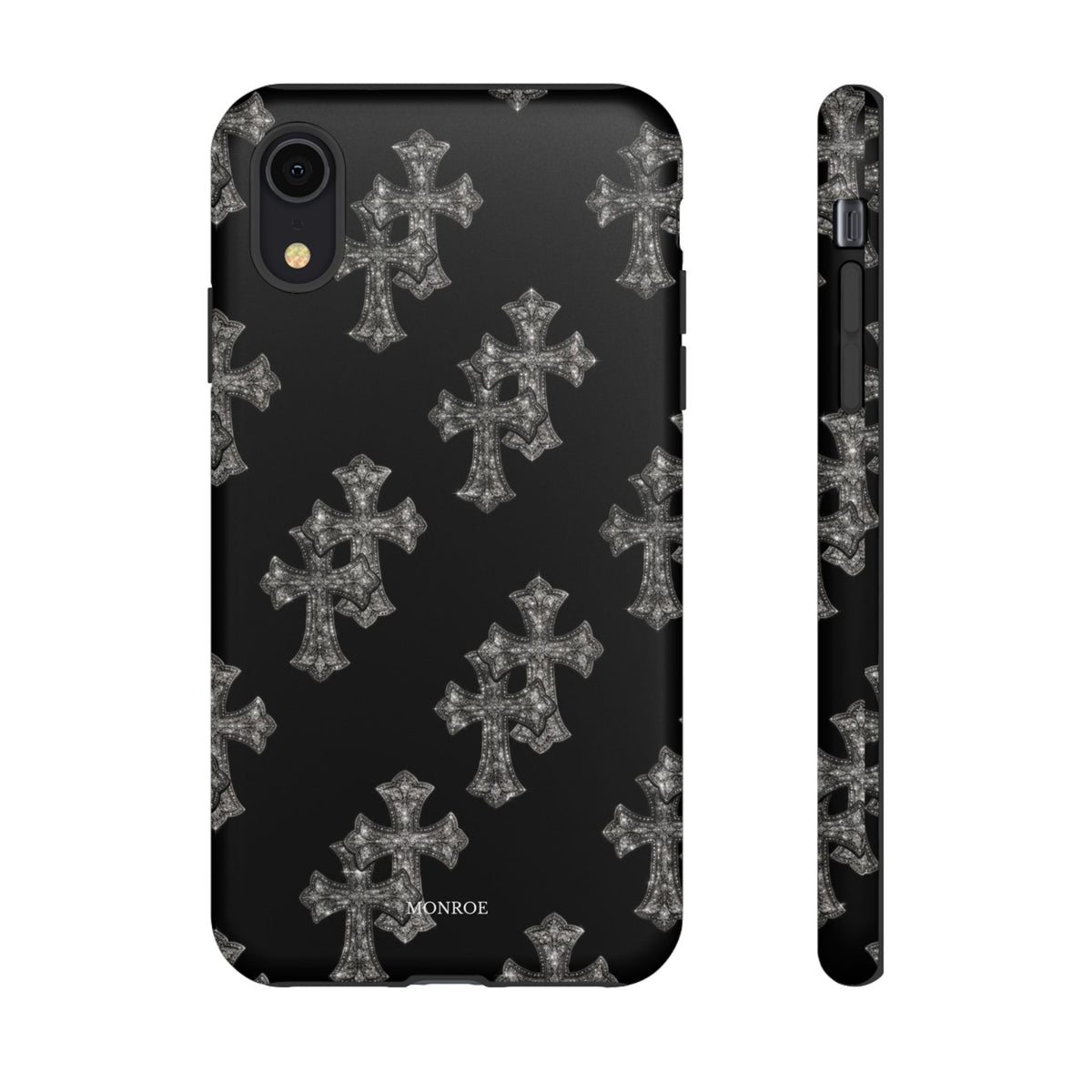 Black Crystal Cross Tough Case