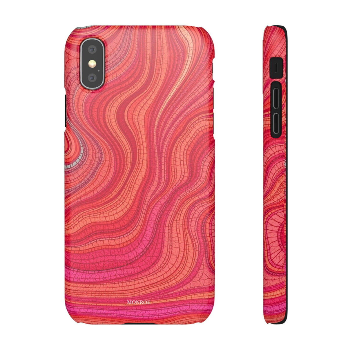 Retro Wavy Red Case