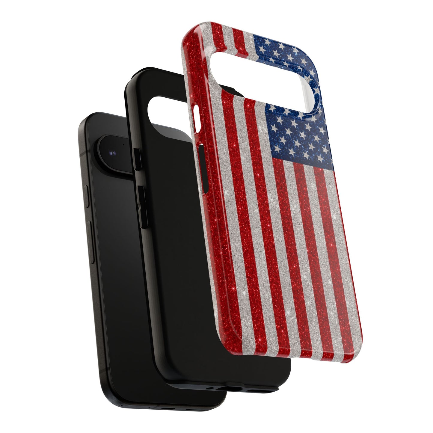America Glitter Tough Case