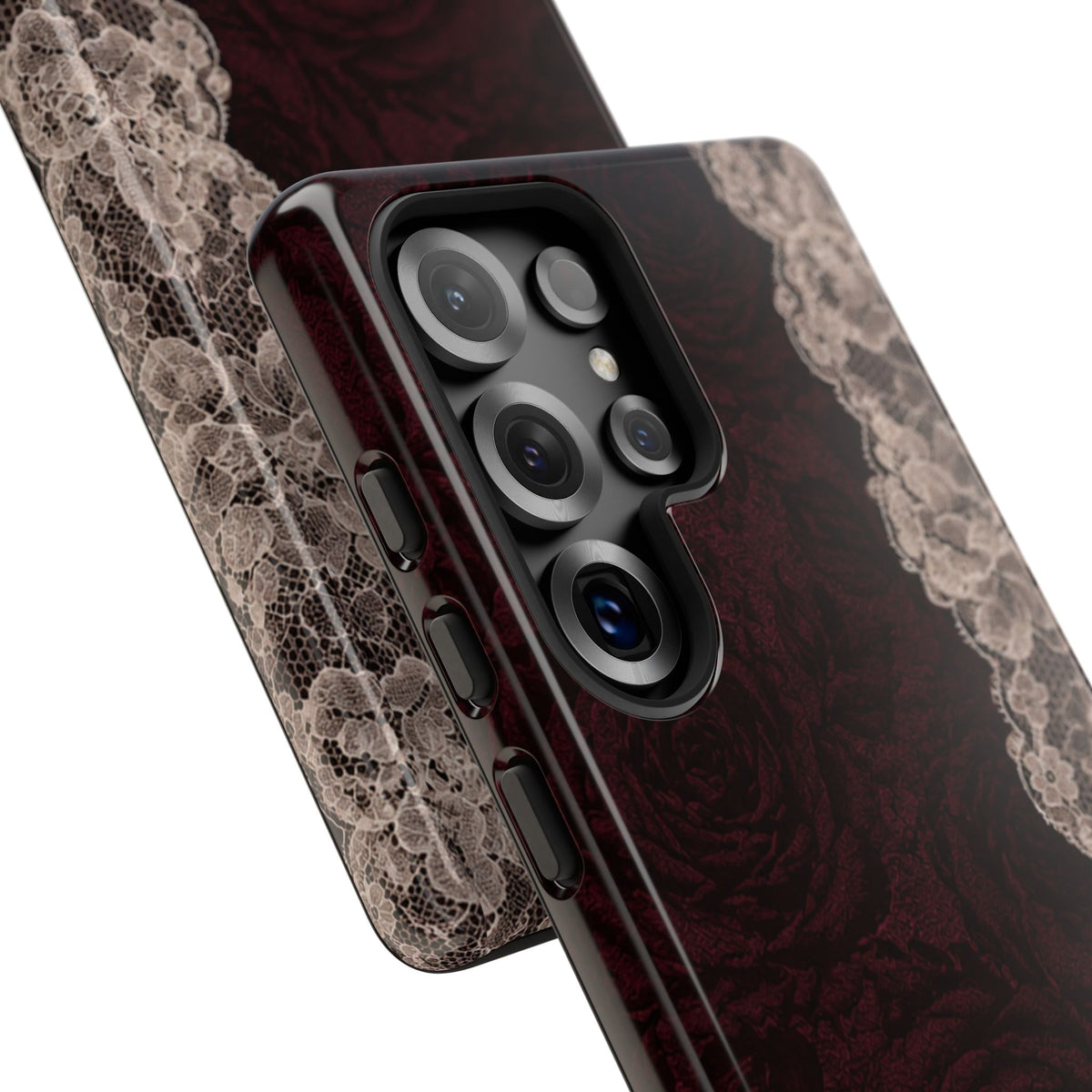 Burgundy Rose Tough Case