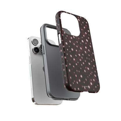 Burgundy Spotted Fur Tough Case