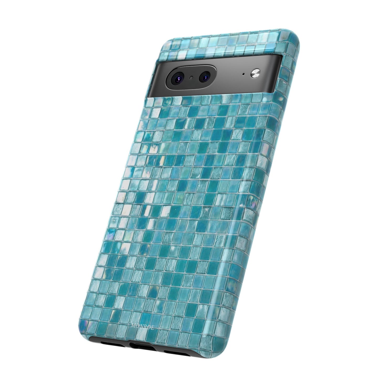 Hot Blue Mosaic Tile Tough Case