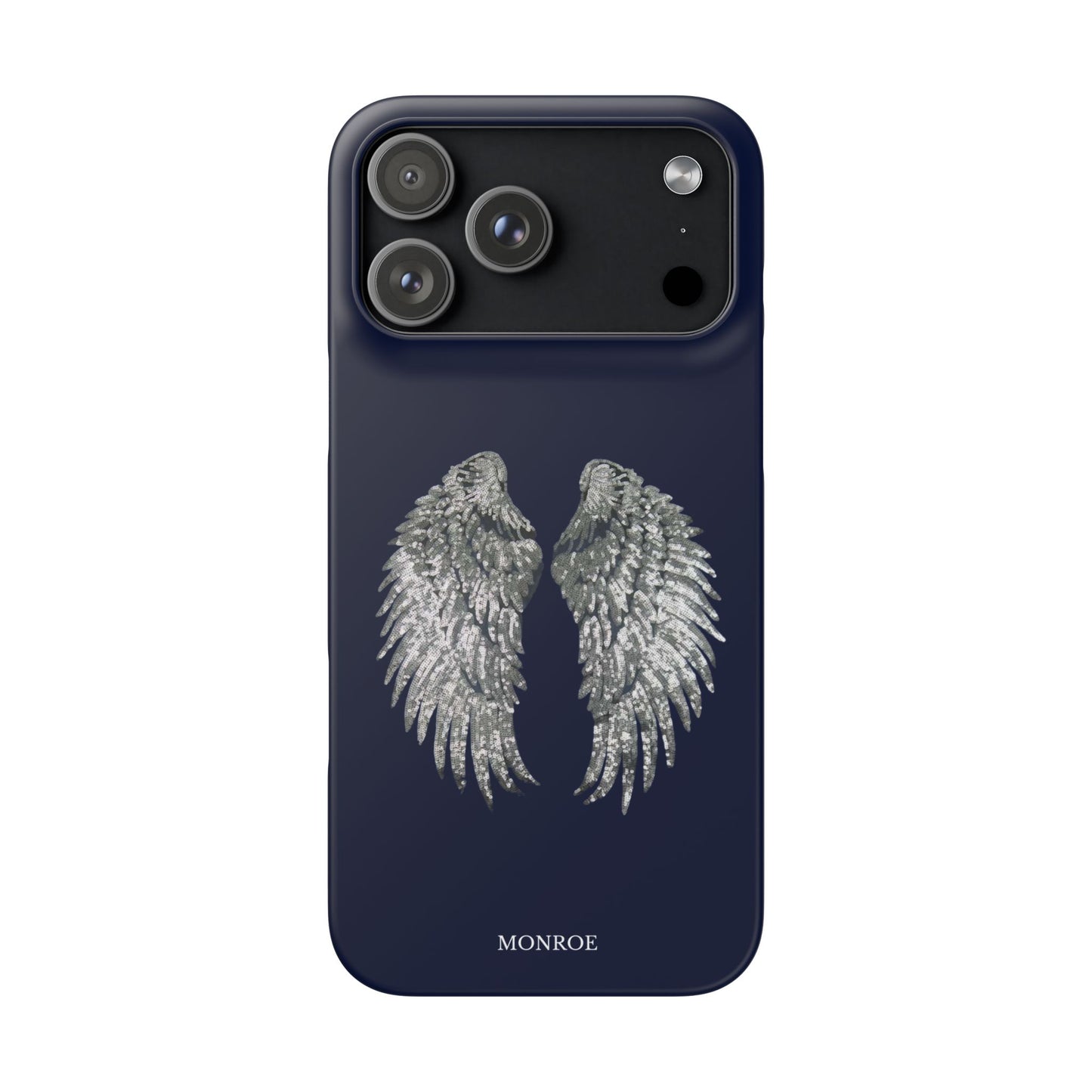 Navy Angel Wings Case
