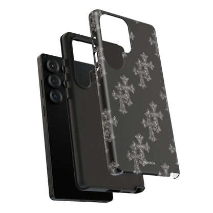 Black Crystal Cross Tough Case