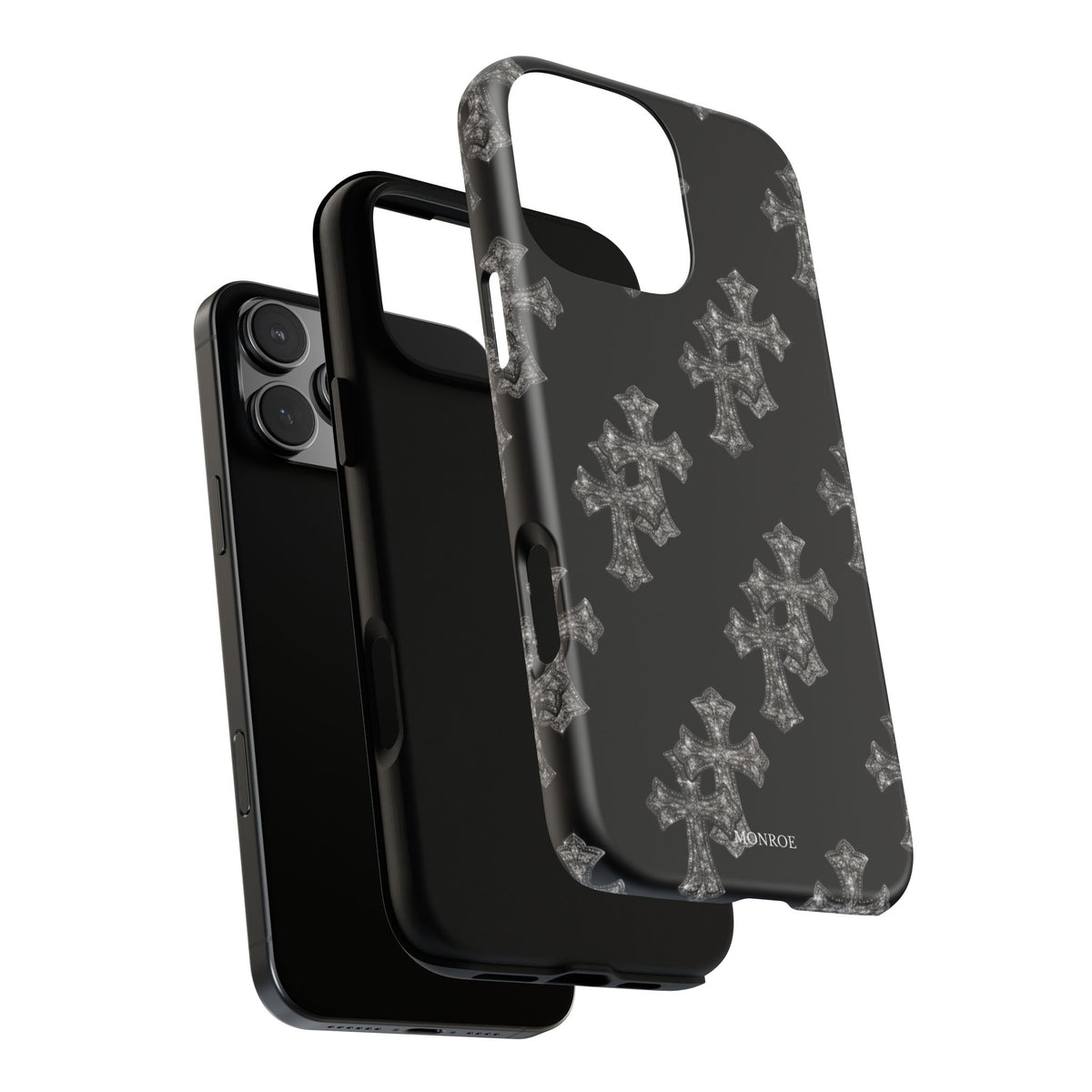 Black Crystal Cross Tough Case