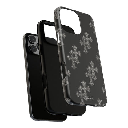 Black Crystal Cross Tough Case