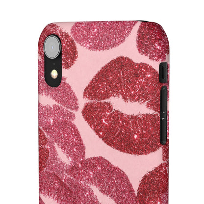 Pink Glitter Kiss Case